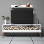 Hanah Home Mueble para TV Line - Blanco